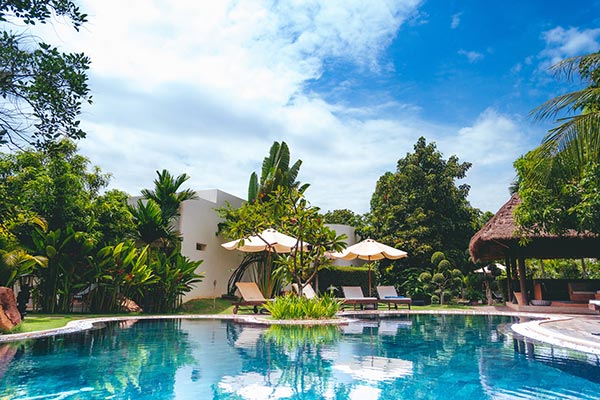 Vision piscine ambiance