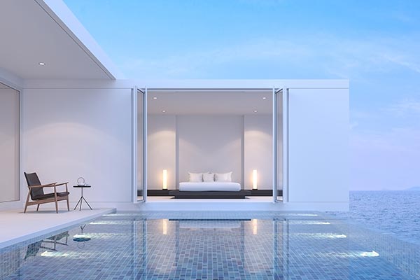 Prestations piscine villa